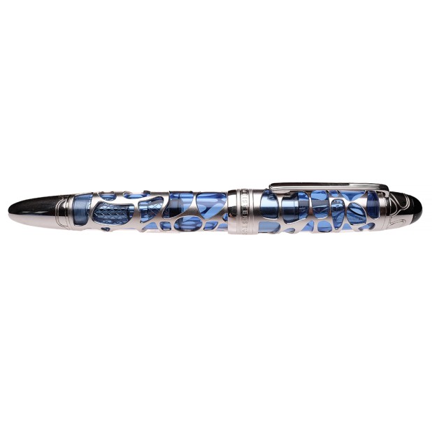 Montblanc Meisterstück Solitaire Blue Hour Skeleton 149 Caneta de Tinta Permanente  Pre-owned